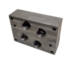 Bloco Manifold Hidráulico Para 1 Válvula Tn25