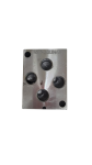 Bloco Manifold Hidráulico Para 1 Válvula Tn10