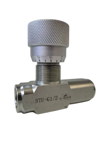 Válvula hidráulica reguladora de fluxo 1/2 - STU-04 E STU-G1/2