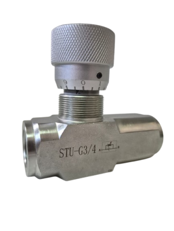 Válvula hidráulica reguladora de fluxo 3/4 - STU-06 E STU-G3/4